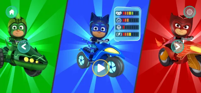 PJ Masks™: Racing Heroes | Permainan | XWorld