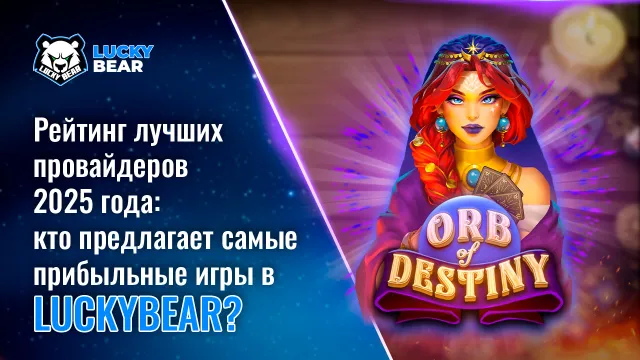 Рейтинг лучших провайдеров 2025 года: кто предлагает самые прибыльные игры в LuckyBear?
