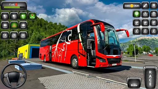 US Passenger Bus Coach Driver | 游戏 | XWorld