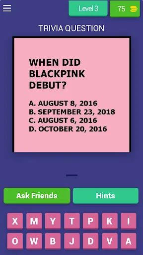 Blackpink Trivia Quiz | Permainan | XWorld