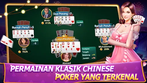 Chinese Poker - Card Game | Permainan | XWorld