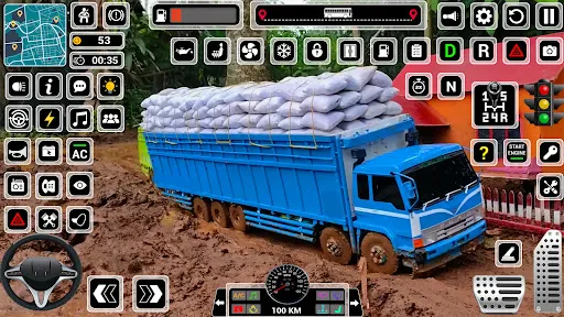 Sim kargo truk lumpur offroad | Permainan | XWorld