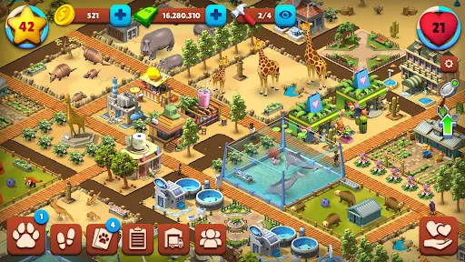 Zoo Island: Taman Keluarga | Jogos | XWorld