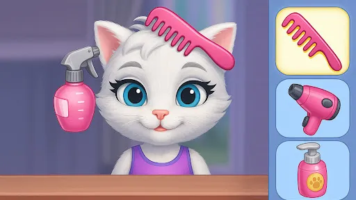 "Chăm sóc mèo Kitty dễ thương | Games | XWorld