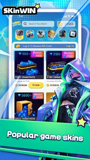 SkinWin - diamond & skin | 游戏 | XWorld