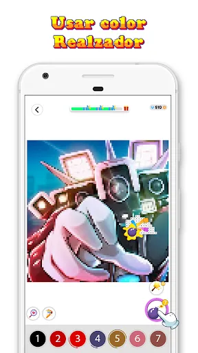 Pixel By Number: Art Puzzle | juego | XWorld