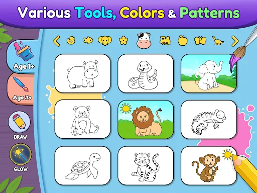 Coloring games for kids: 2-5 y | Games | XWorld