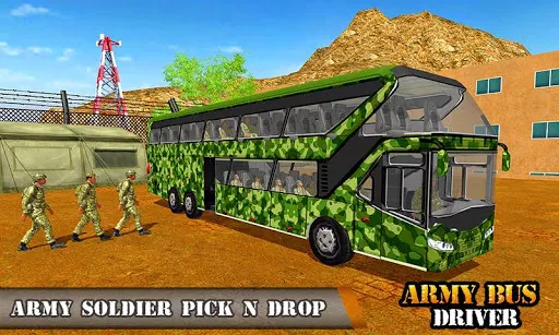 Army Bus Transporter Coach Fun | Games | XWorld