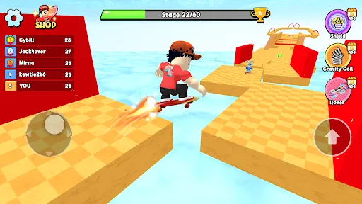 Obby Skateboard: Easy Parkour | Permainan | XWorld