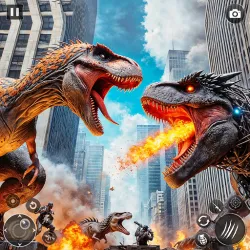 XWorld | Angry Dinosaur City Attack