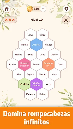 Hexa Ties: Conecta Palabras | juego | XWorld Hexa Ties: Conecta Palabras | juego | XWorld
