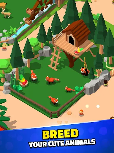 Idle Zoo Tycoon 3D - Animal Pa | Permainan | XWorld