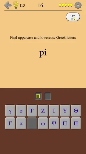 Greek Letters and Alphabet | Games | XWorld