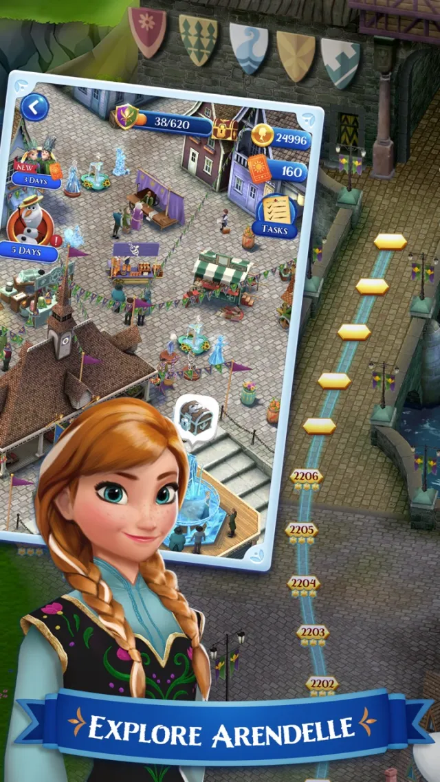 Disney Frozen Free Fall | Permainan | XWorld