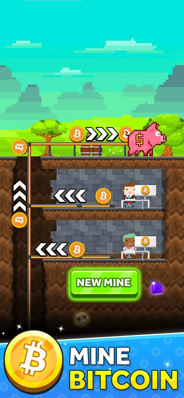 Bitcoin Miner: Idle Tycoon | เกม | XWorld