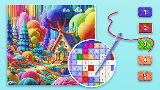 Cross Stitch: Color by Number | Games | XWorld Cross Stitch: Color by Number | Games | XWorld