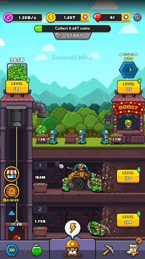 Popo Mine: Idle Mineral Tycoon | Permainan | XWorld