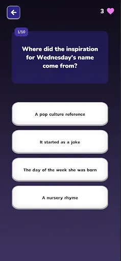 Wednesday Addams Trivia | เกม | XWorld
