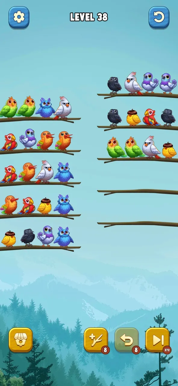 Jungle Bird Sort | 游戏 | XWorld