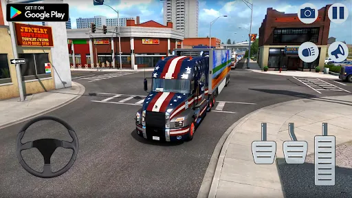 American Truck Cargo Truck 3D | juego | XWorld