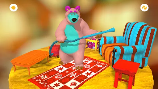 Masha y el Oso Colorear en 3D | juego | XWorld