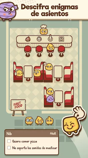 Where's My Seat?・Logic Puzzles | juego | XWorld Where's My Seat?・Logic Puzzles | juego | XWorld