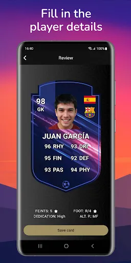 Futcard builder: players | Games | XWorld