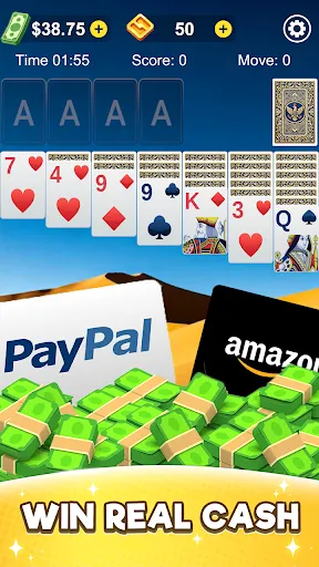 Solitaire Win Cash: Real Money | Игры | XWorld