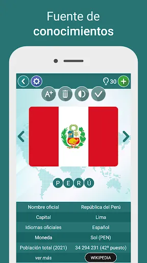 Quiz de Geografía - Banderas | juego | XWorld