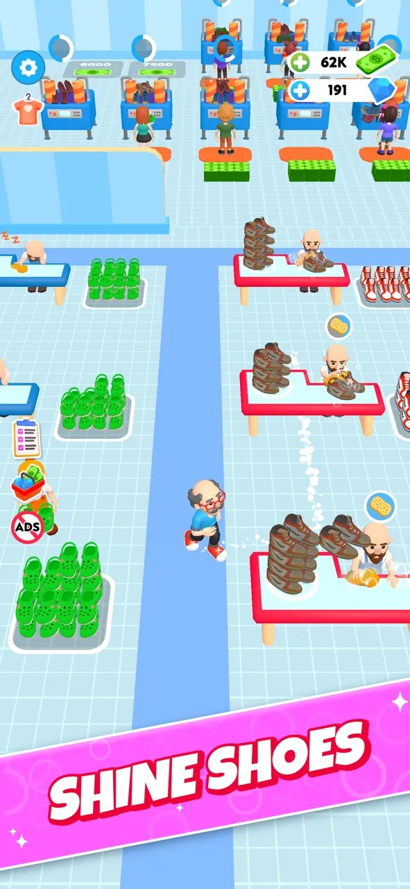 Laundry Rush - Idle Game | Games | XWorld