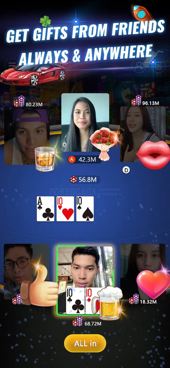 PokerGaga: Texas Holdem Live | Games | XWorld