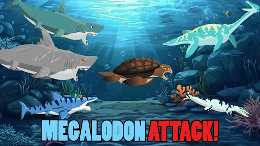 Megalodon Fights Sea Monsters | Permainan | XWorld