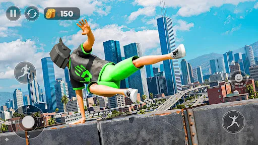 Going Up Parkour Rooftop Jump | Games | XWorld