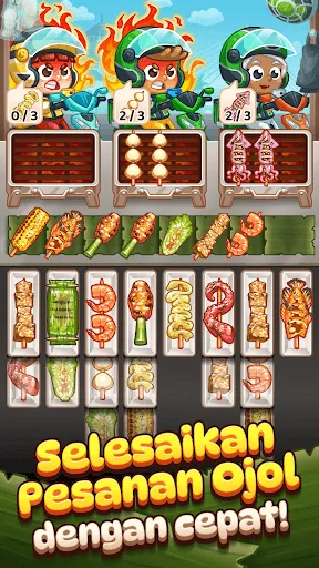 Tukang Sate VS Ojol Rush | Permainan | XWorld