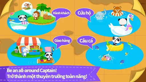 Thuyền Trưởng Bé Gấu Trúc | Games | XWorld