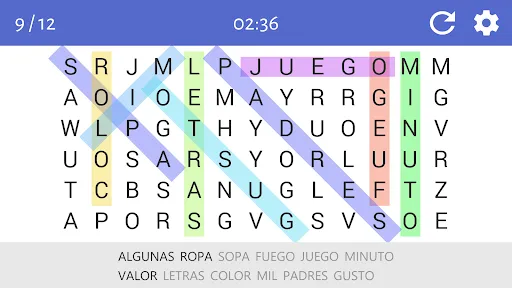 Sopa de Letras | juego | XWorld