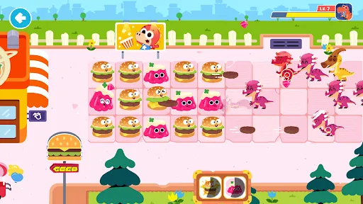 Gogo Food vs Dinos - Kids Game | เกม | XWorld