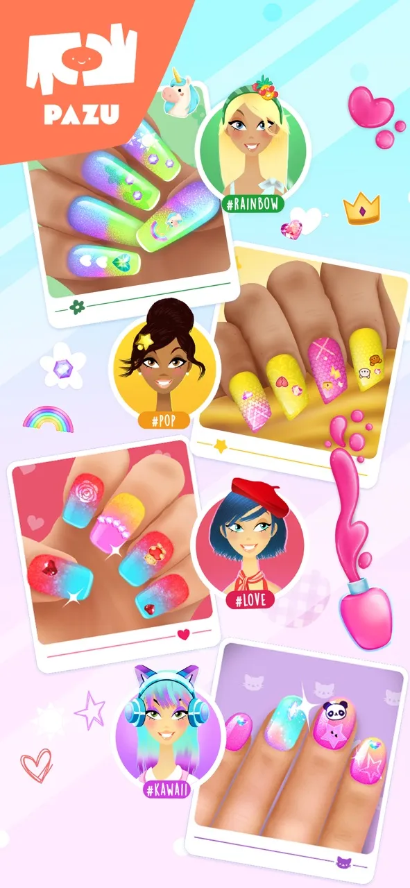 Girls Nail Salon - Kids Games | Permainan | XWorld