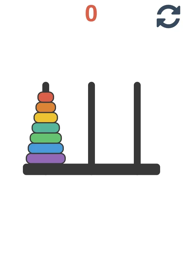Flat Tower Of Hanoi | Games | XWorld