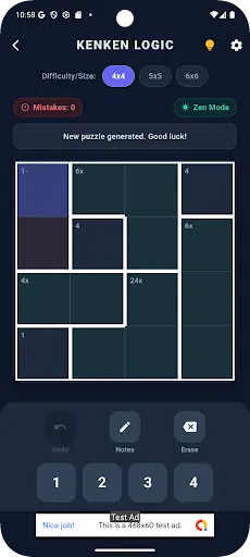 KenKen Logic: Math Puzzles | Permainan | XWorld