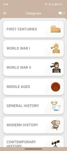Викторина по истории | Permainan | XWorld