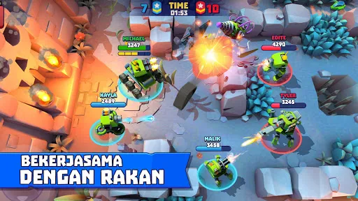 Tanks a Lot - 3v3 Battle Arena | Permainan | XWorld