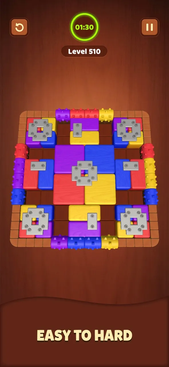 Wood Block Jam | 游戏 | XWorld