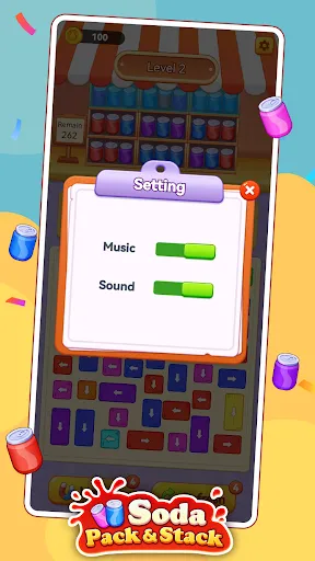 Soda Pack & Stack | Jogos | XWorld