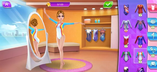 Gymnastics Superstar Gold Girl | Permainan | XWorld