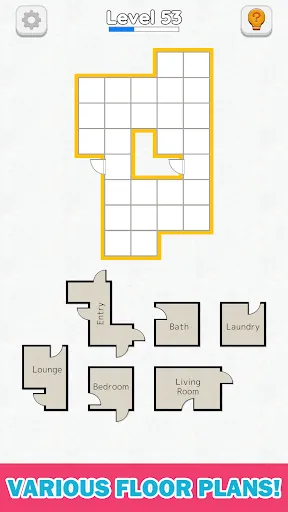 Room Sort - Floor Plan Game | 游戏 | XWorld