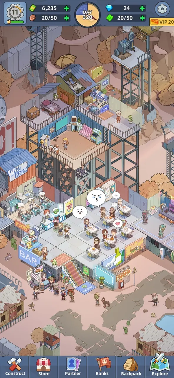 Mini Survival: Zombie Fight | Permainan | XWorld