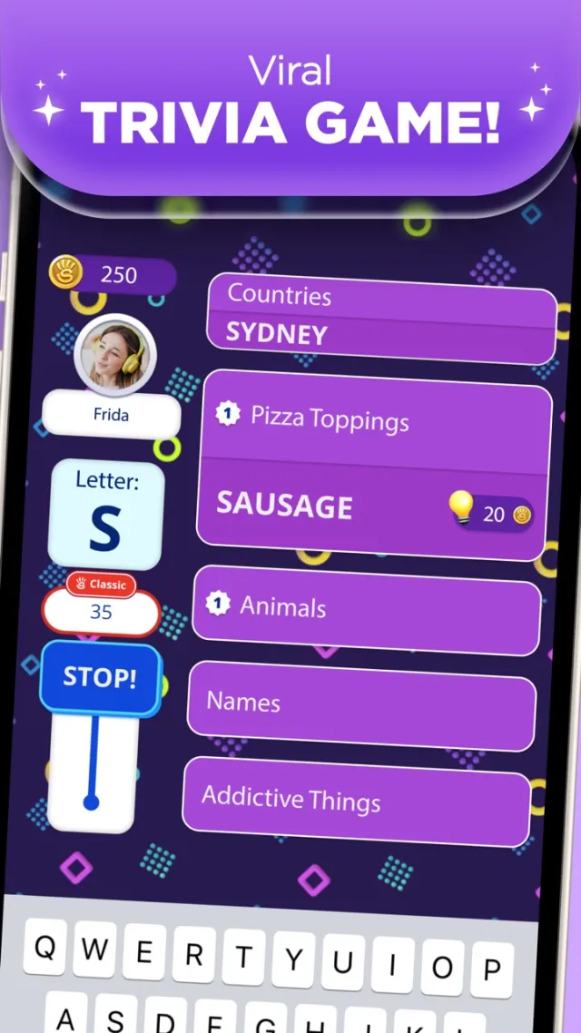 Stop 2 - Word Trivia Game | Games | XWorld