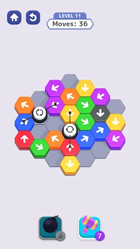 Hexa Away | Games | XWorld
