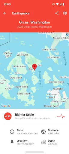 My Earthquake Alerts - Map | Permainan | XWorld